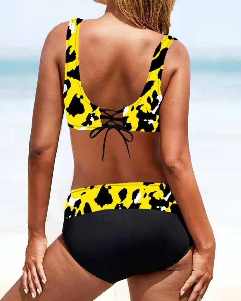 Zelie | Colourful Print Bikini