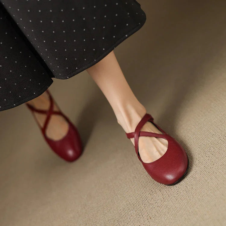 Zeor | Genuine Leather Flats