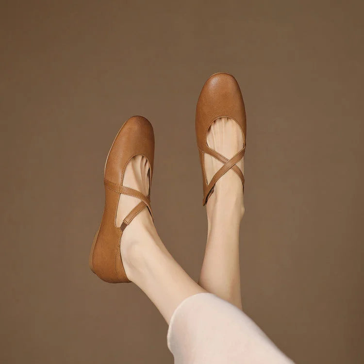 Zeor | Genuine Leather Flats
