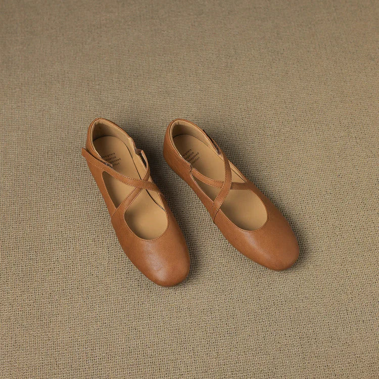 Zeor | Genuine Leather Flats
