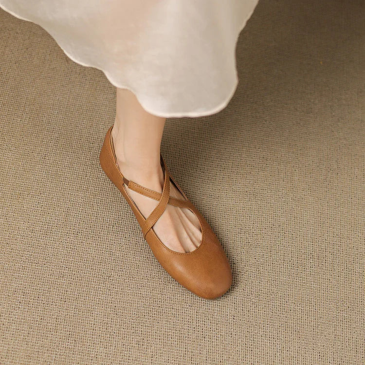 Zeor | Genuine Leather Flats